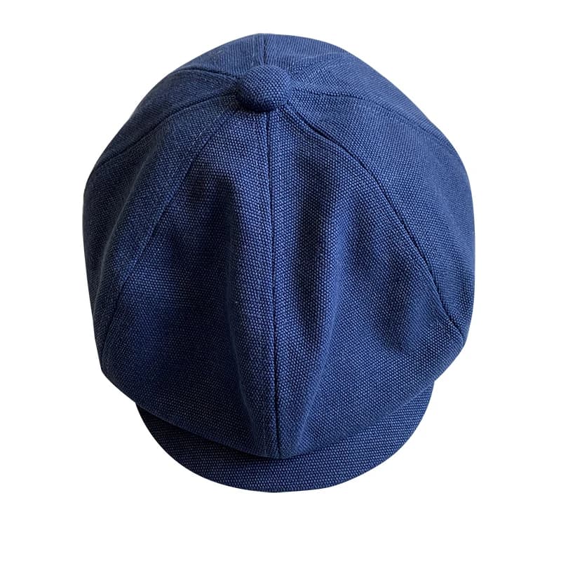 Béret plat respirant en coton vintage pour hommes et femmes, casquettes Bakerboy, chapeau Newsboy, b