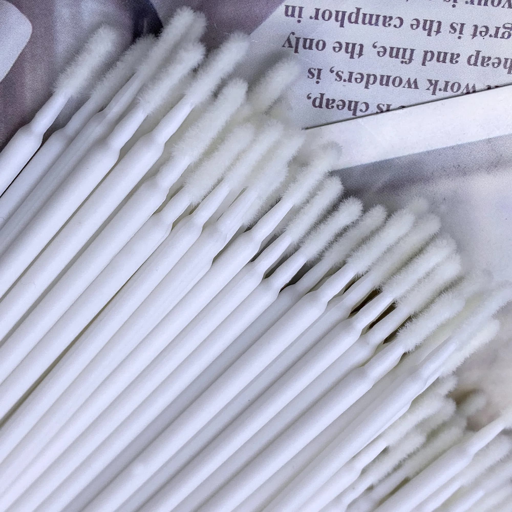 100/400 pièces Micro brosse jetable cils enlevant écouvillon Microbrosse Mascara baguettes applicate