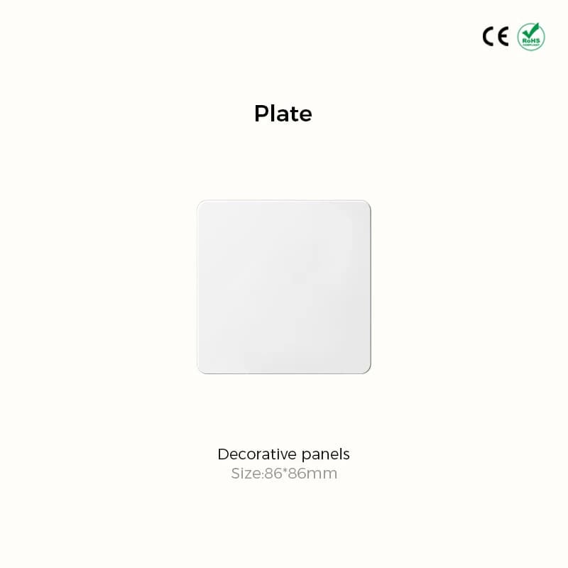 Avoir interrupteurs muraux pour maisons bouton poussoir lumière blanc panneau en acier inoxydable pr