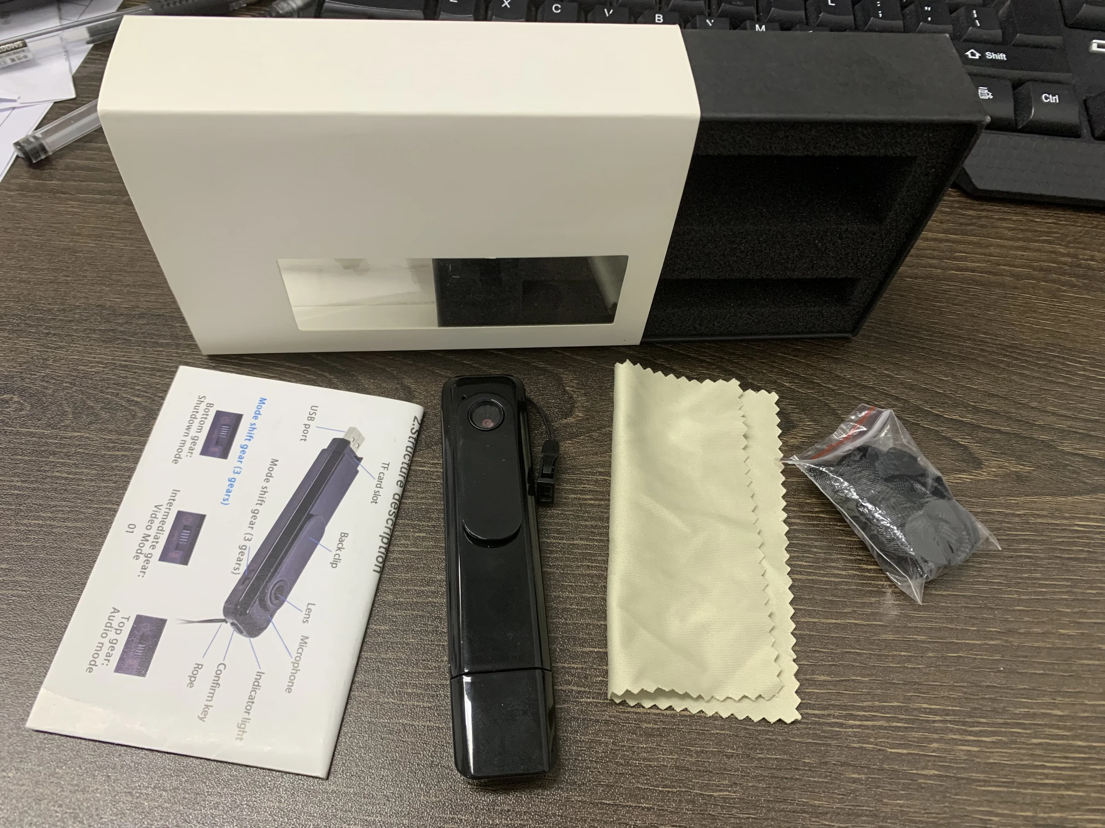 Mini caméra Linge portable Full HD 1080P, micro-caméscope portable, caméra de poche USB, petit forma
