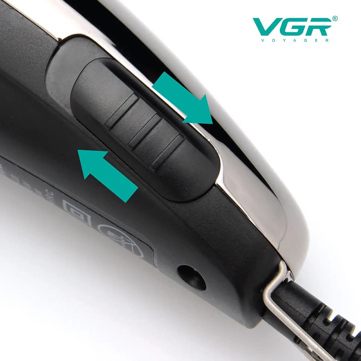 Vgaz121-Tondeuse à cheveux électrique professionnelle réglable pour hommes, machine de coupe de chev