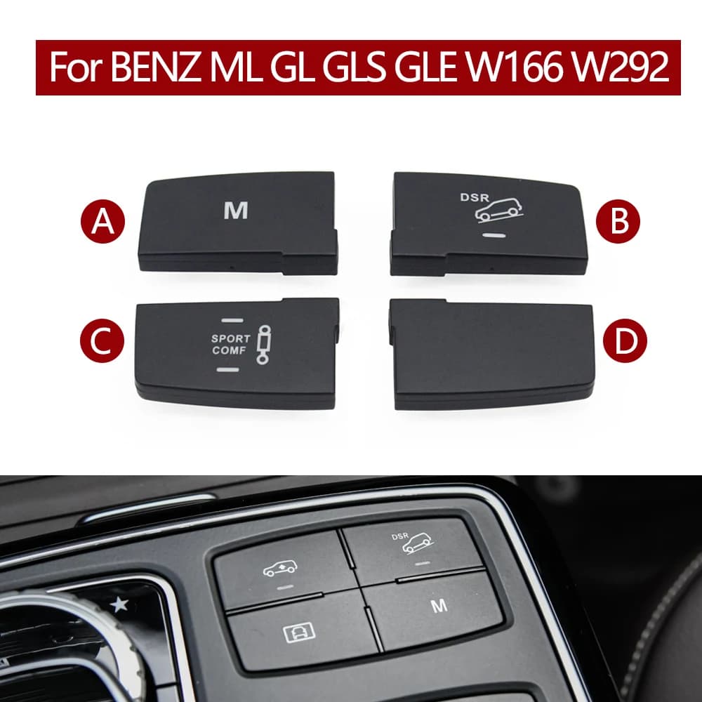 Bouton de changement de vitesse auxiliaire multifonction pour voiture, couvercle de réglage DSR pour