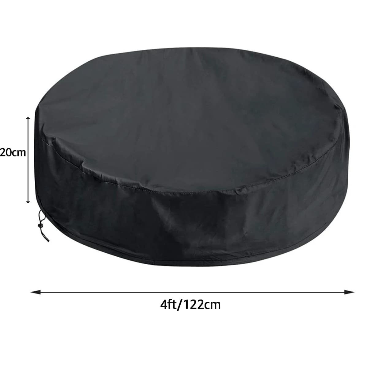 Couverture de piscine hors sol, bâche de sécurité, imperméable, pour piscine gonflable ronde, à cadr