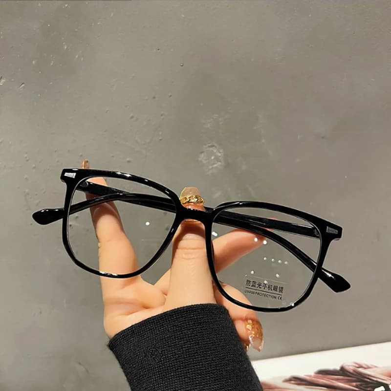 Nouveau unisexe rond carré lunettes pour hommes femmes myopie lunettes lunettes plaine lunettes myop