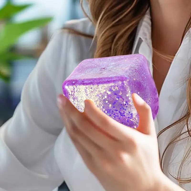 Cube de Maltose anti-Stress, jouet à presser, écompression D, petits glaçons, Anti-Stress, rebond le