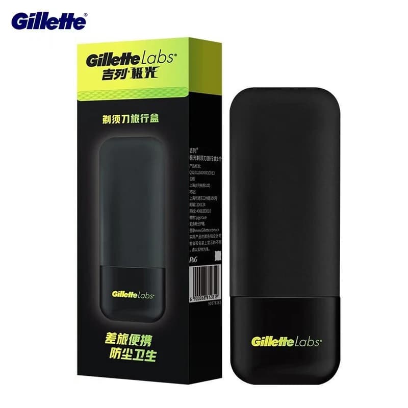 Gillette Labs rasoir boîte de voyage Portable rasoir étui de voyage anti-poussière résistant aux chu