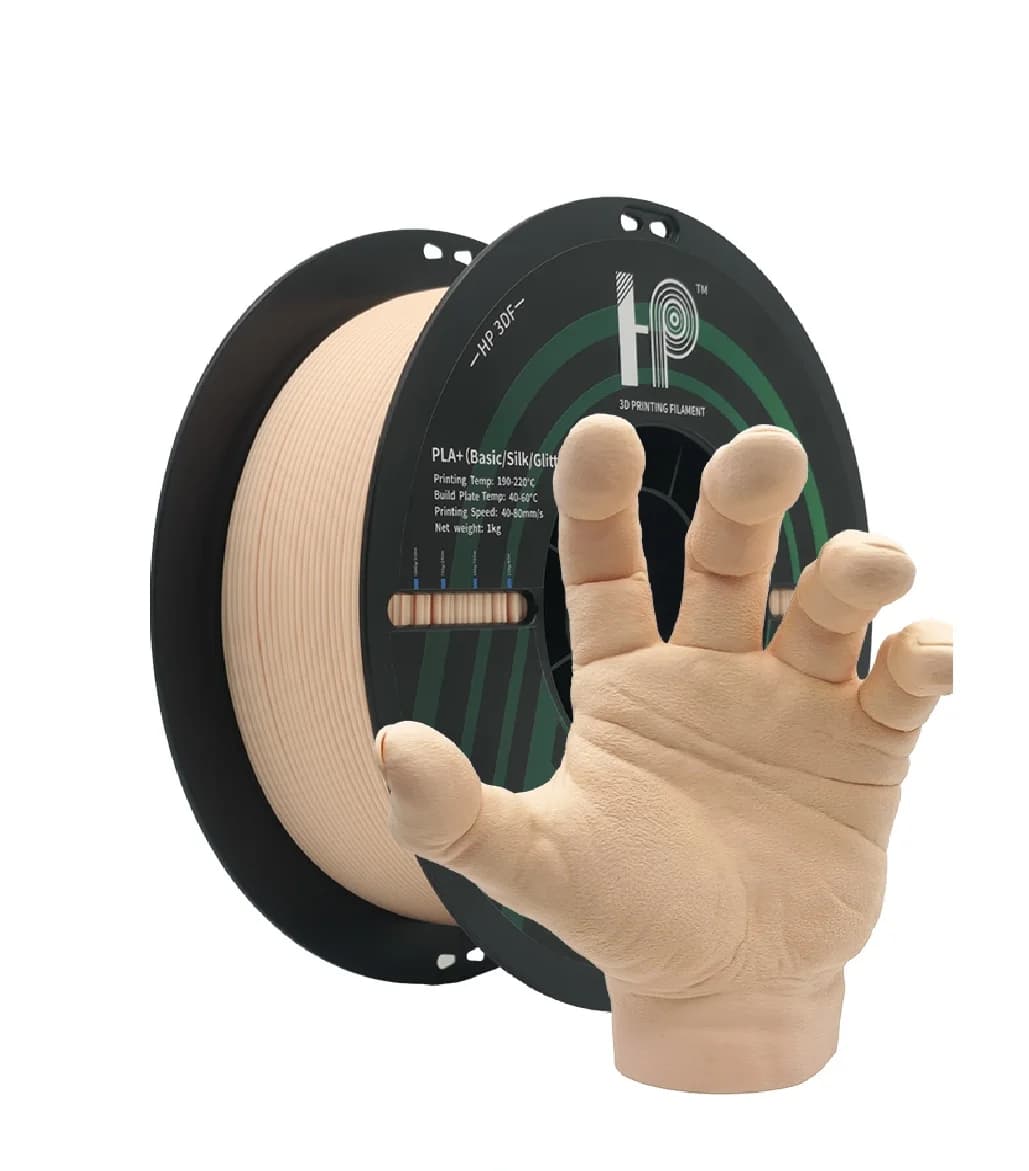 Filament PLA pour imprimante 3D HP3DF, 1,75 mm, précision +/- 0,02 mm, bobine de 1 kg (2,2 lb), comp