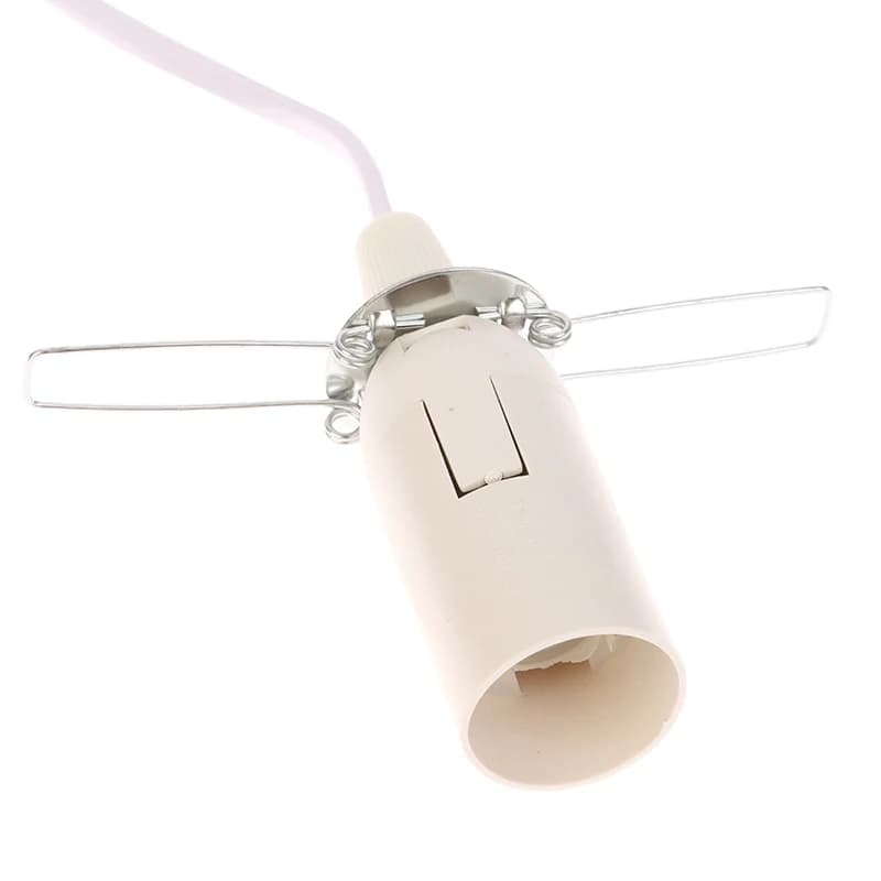Base de lampe à douille E14 avec fil de commutation, support de suspension d'ampoule LED, suspension