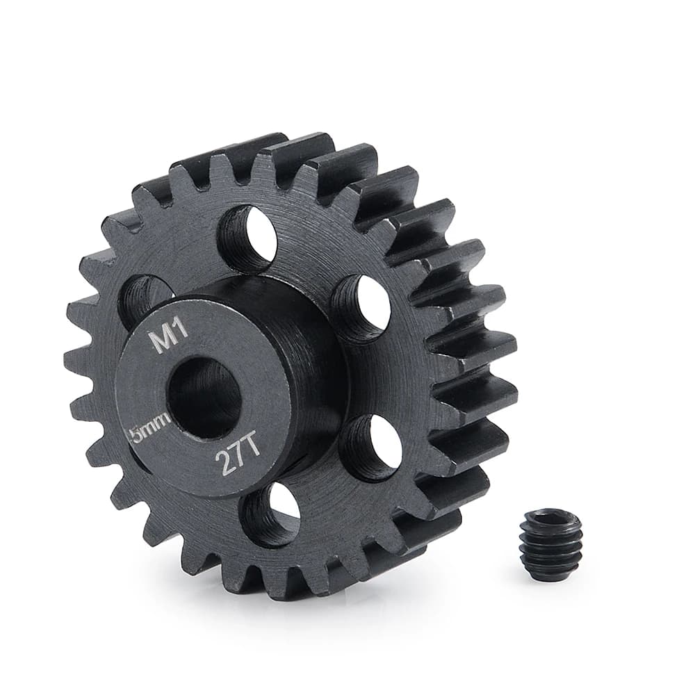 TRINOOD-Engrenage de moteur à pignon métallique en acier Dallas, 5mm, 11T, 12T, 13T, 14T, 27T, 28T, 