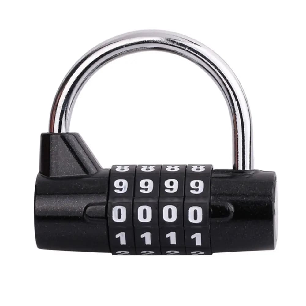 Cadenas de sécurité résistant aux intempéries, Portable et robuste, serrure à combinaison à 4 chiffr