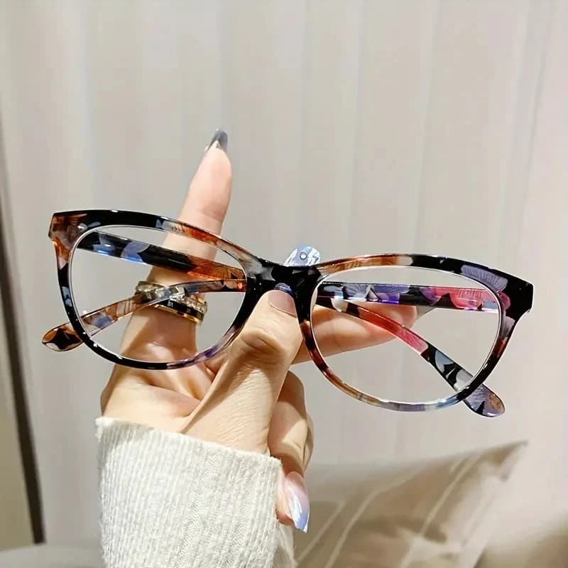 Lunettes de lecture œil de chat, 2 pièces, décoration d'été, Anti-lumière bleue, paquet de mode, lun