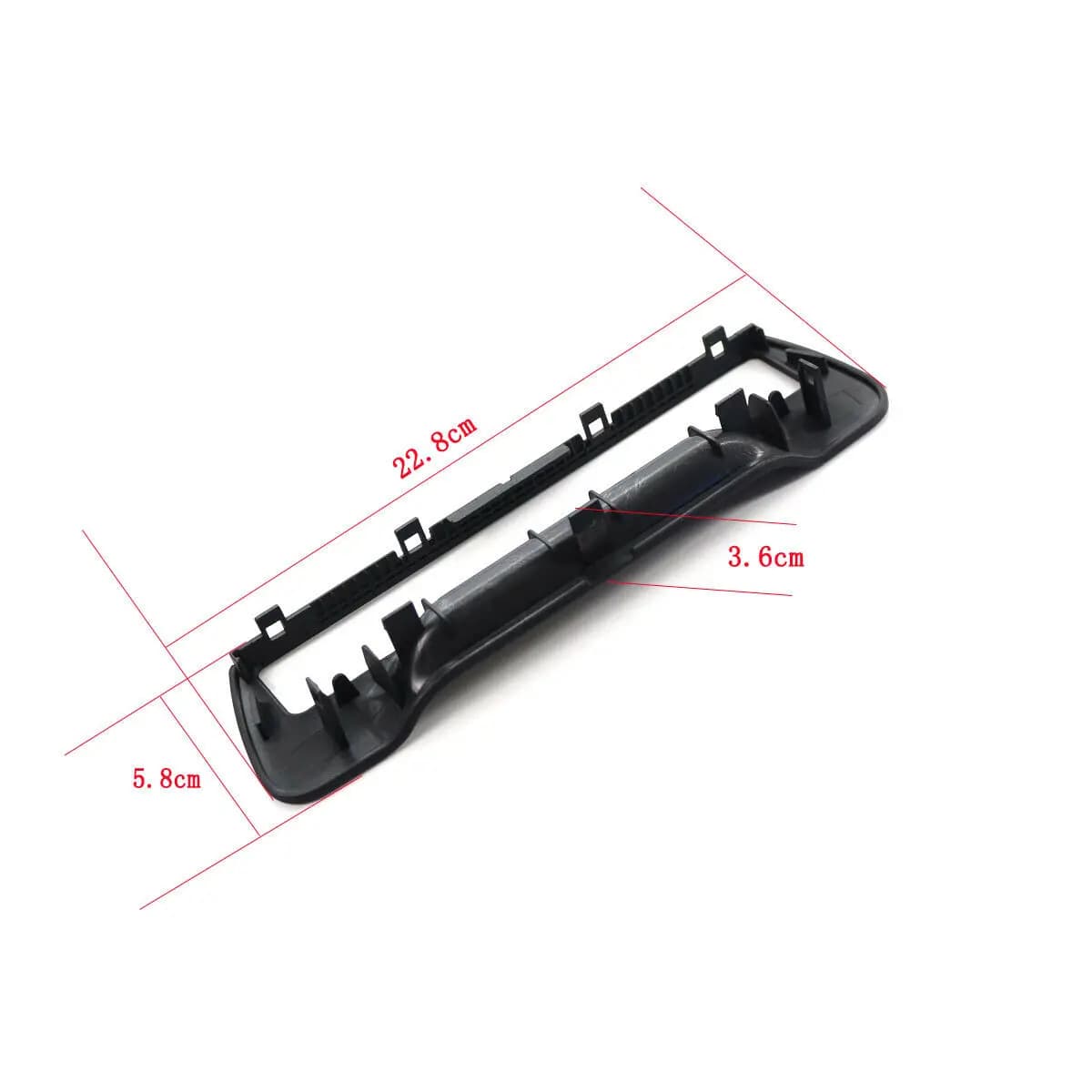 Porte-gobelet d'accoudoir arrière, ensemble de garniture Surround noir adapté pour Audi A6 / A7 2011