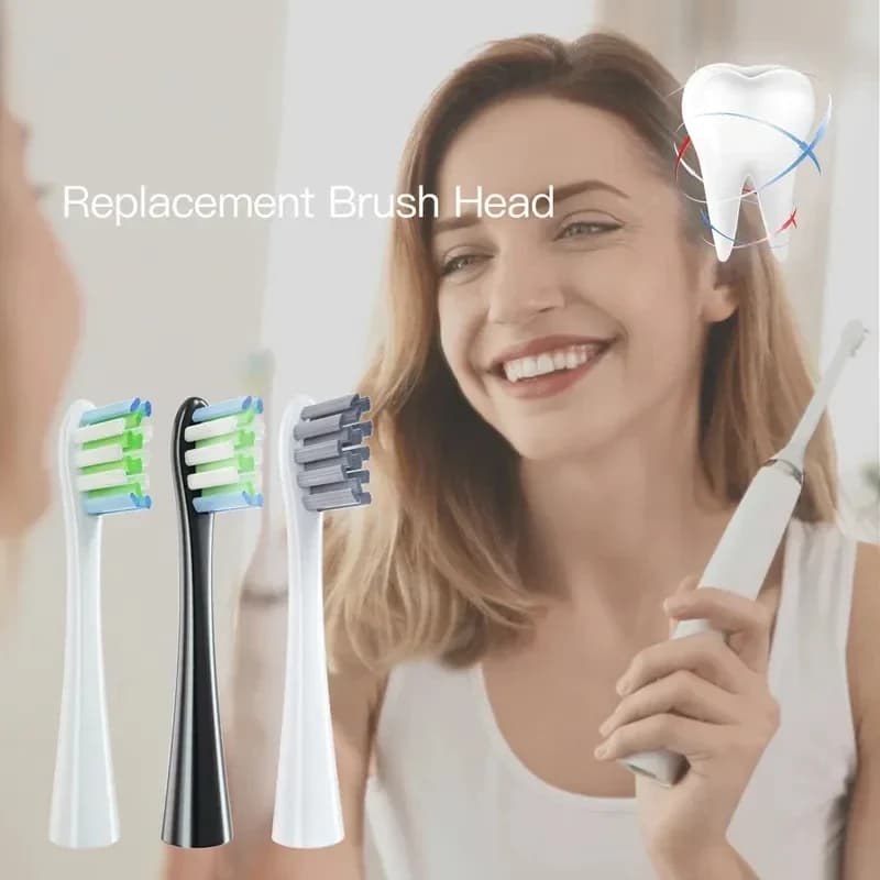 Têtes de brosse pour Oclean Flow/X/ X PRO/ Z1/ F1/ One/ Air 2 /SE, brosse à dents sonique souple, as