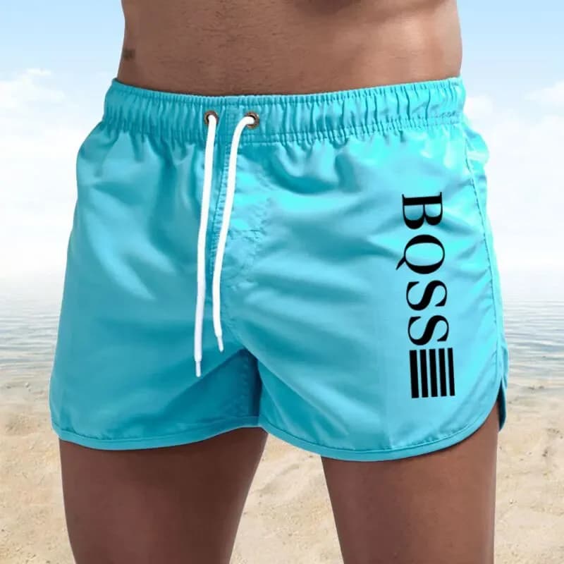 Shorts d'été pour hommes à séchage rapide, respirants, en filet, pour la natation, le surf, la plage