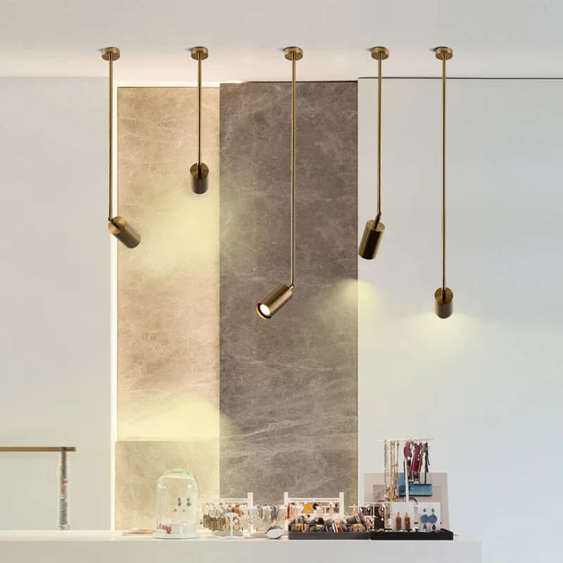 Lampe LED Suspendue au Design Nordique Moderne, Angle Réglable, Luminaire Décoratif d'Nik, Idéal pou
