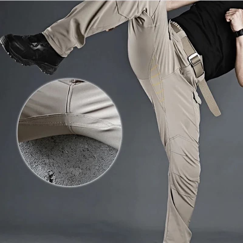 Pantalon cargo tactique Softshell pour hommes, pantalon de combat élastique, pour randonnée, Camping