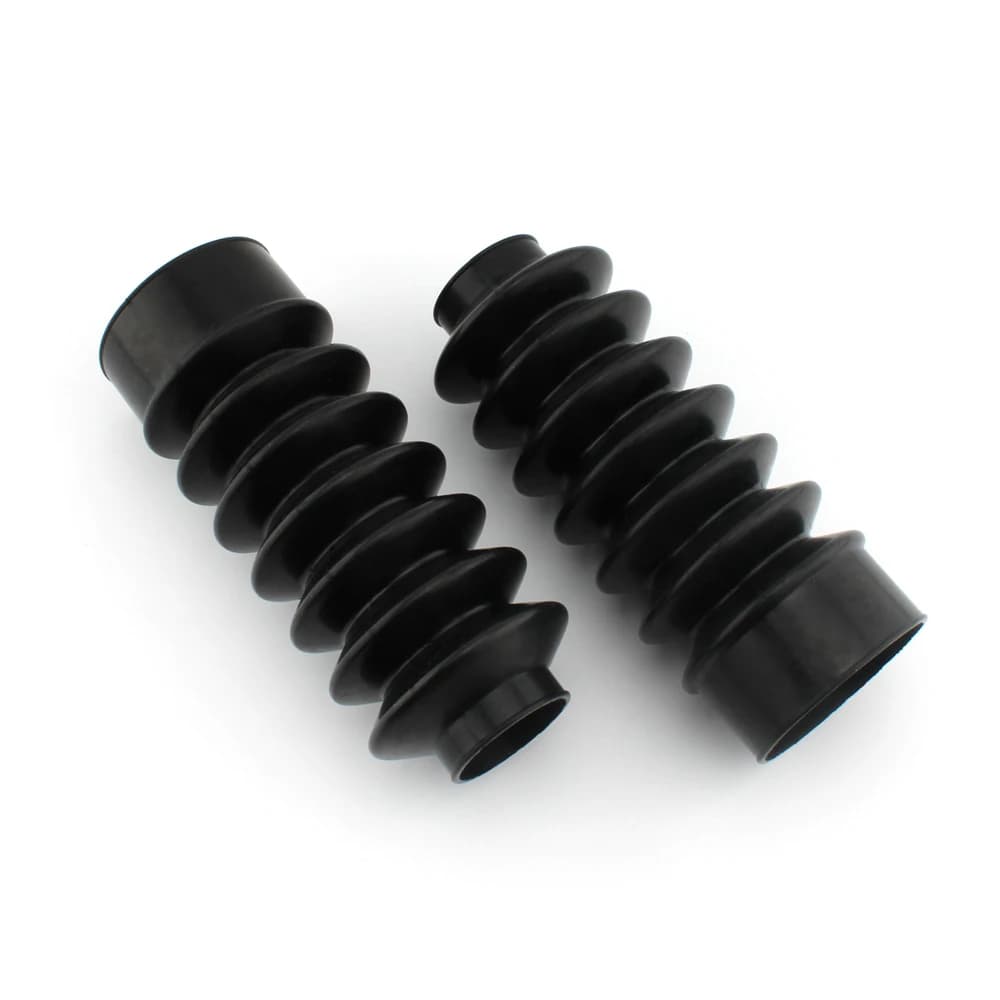 Couvre-fourche de moto en caoutchouc 39mm, 2 pièces, guêtres Gators, bottes longues pour Harley Davi