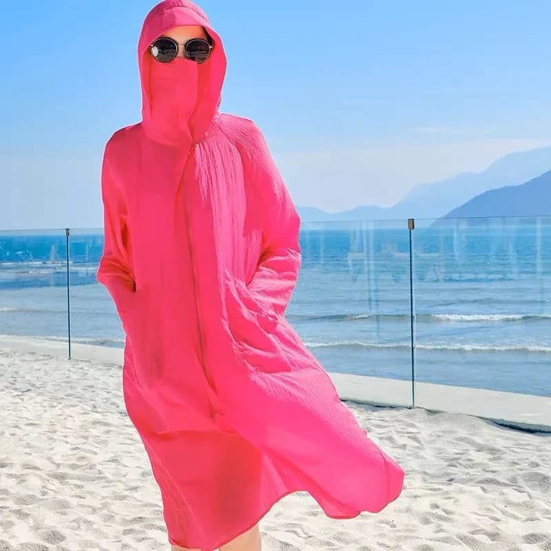 Veste de Protection solaire légère à capuche pour femme, vêtement d'extérieur, respirant, léger, ave