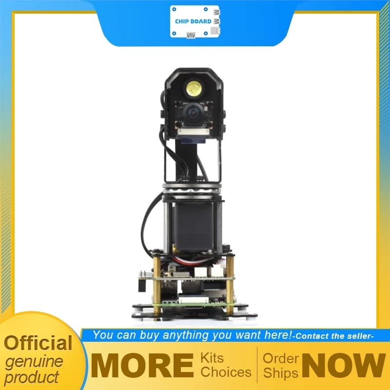 Waveshare 360 °   Module de caméra panoramique et inclinable omnidirectionnel à 2 axes, couple élevé