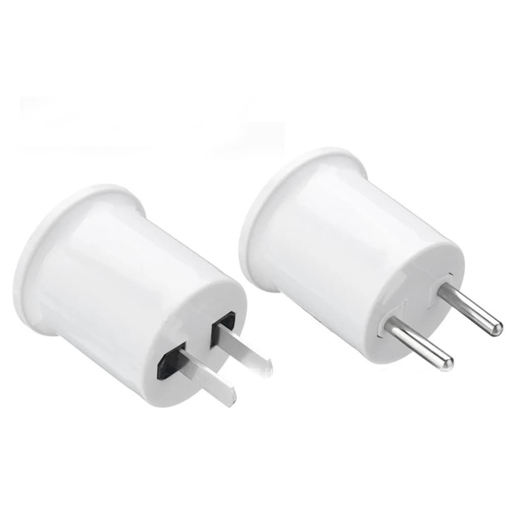 1 pièces prise américaine européenne E27 lampe LED ampoules Base E27 à ue US prise support de lampe 