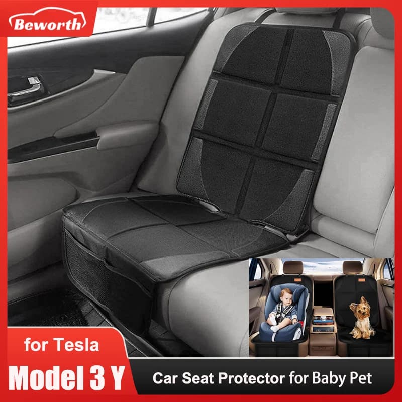 Housse de protection de siège pour Tesla modèle 3 Y Juniper Highland 2025, pour enfants, coussin de 