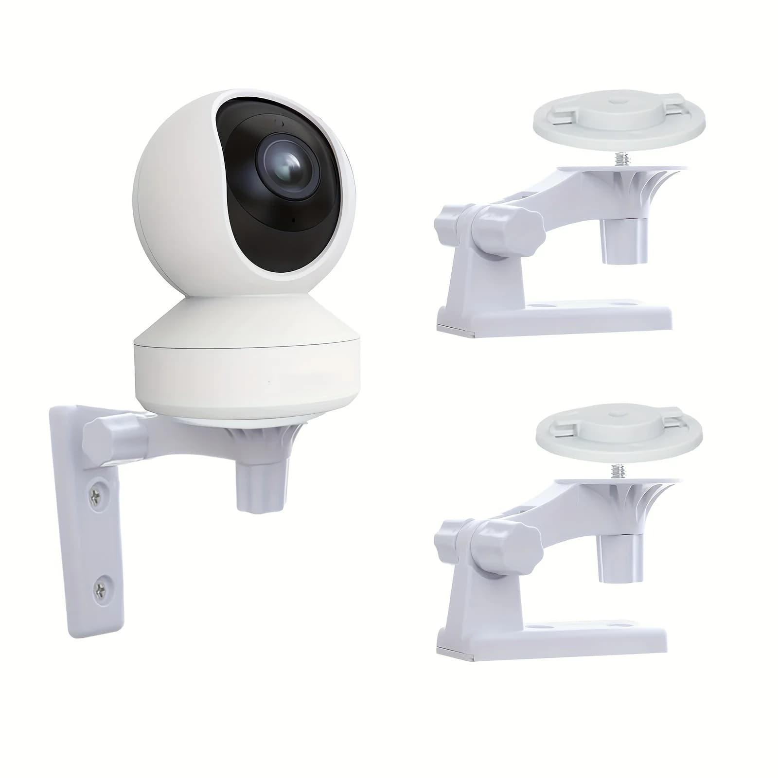 Paquet de 2, compatible avec Reolink E1/E1 Pro, 180 °   support de caméra de plafond réglable, sans 