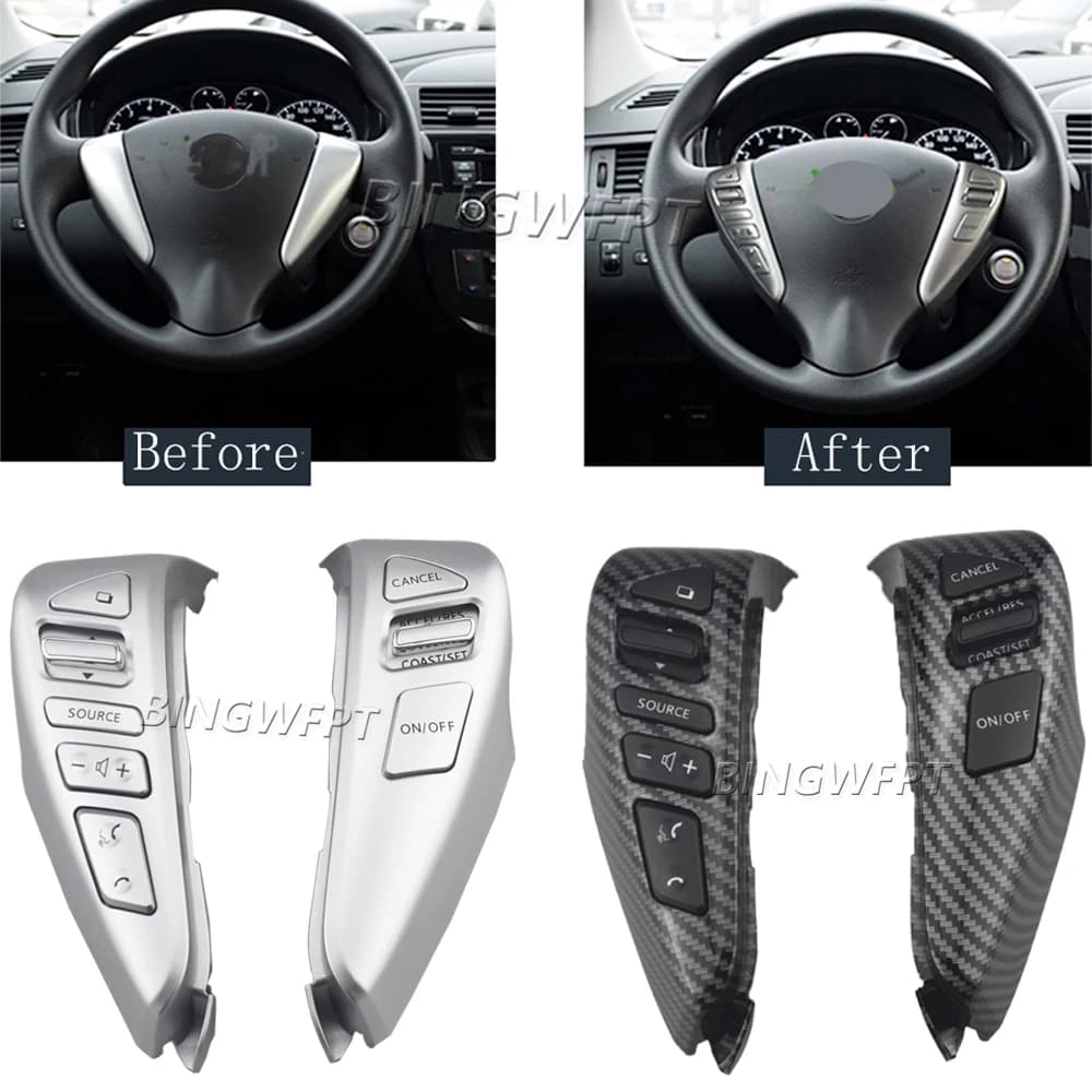 Boutons de volant de nouvelle couleur, interrupteur de régulateur de vitesse pour Nissan Sentra 2013