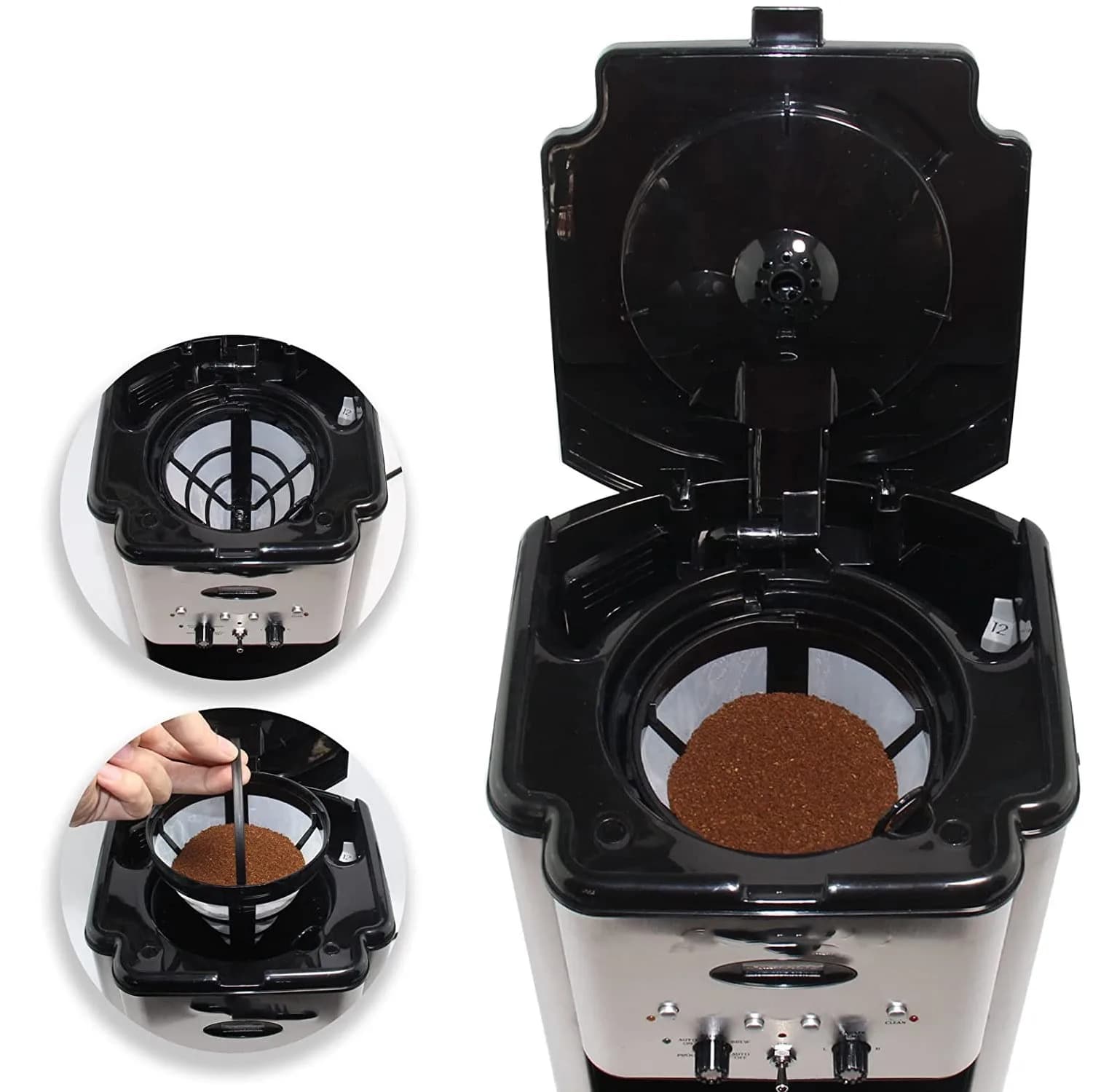 Filtre réutilisable pour machine à café Cuisinart Ninja Pound, panier goutte à goutte, convient à la