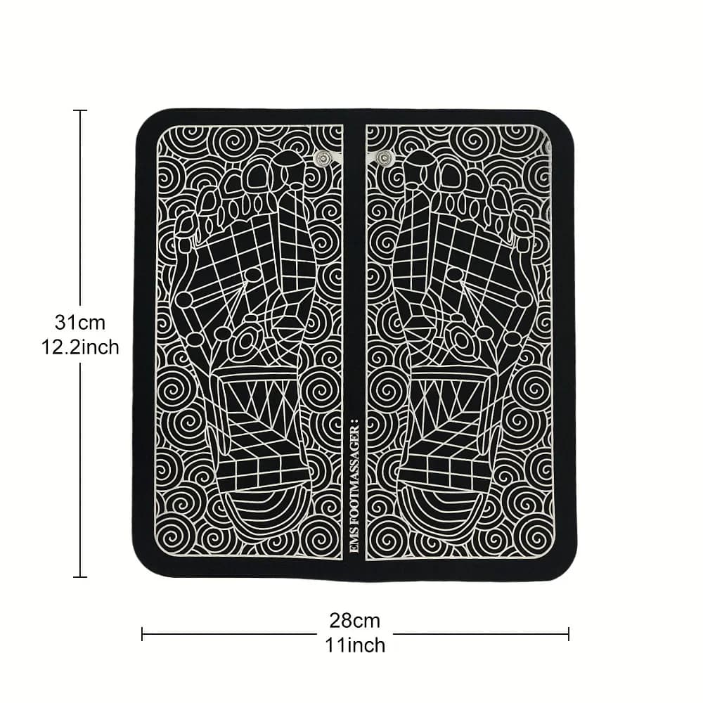Tapis de Massage des pieds électrique avec chargeur USB, relaxation des points d'acupuncture des pie