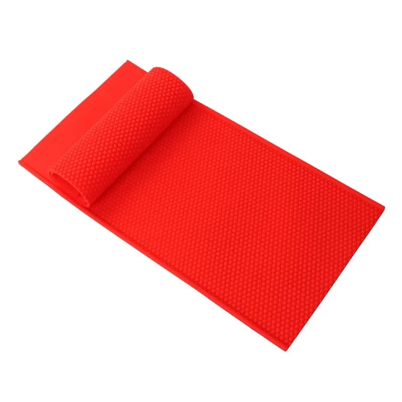 Moule de base en accent d'abeille en PVC souple, feuille de presse à la cire d'abeille, moule de bas