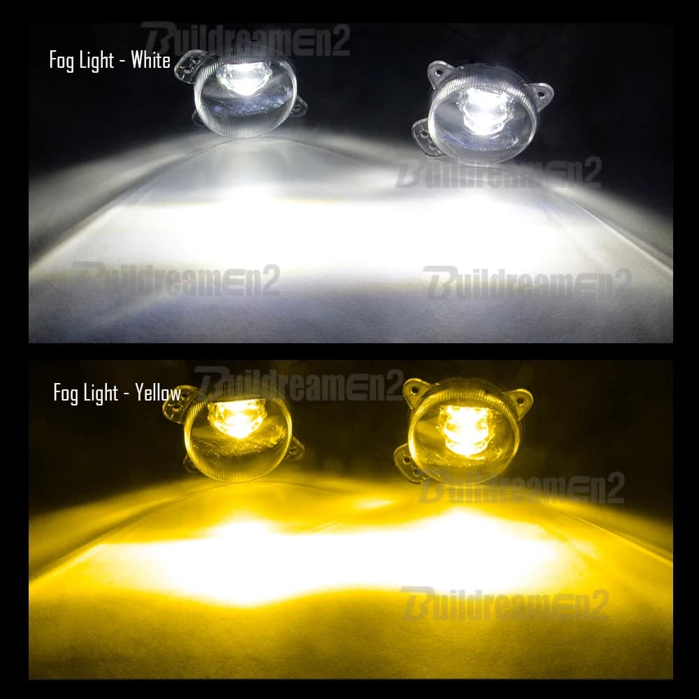 Ensemble de phare antibrouillard LED pour Volkswagen, pare-chocs avant de voiture, lentille Canbus, 