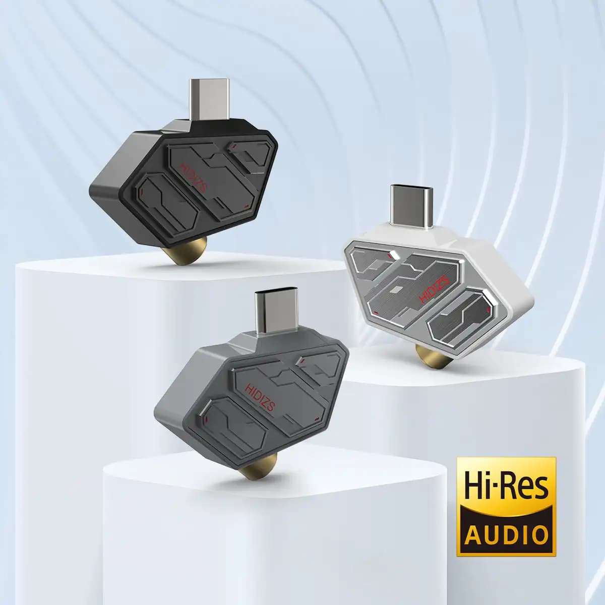 HIDIZS SD2 HiFi Audio DAC et amplificateur multi-usages Dongle DAC ES9270 128DSD décodage type-c à 3