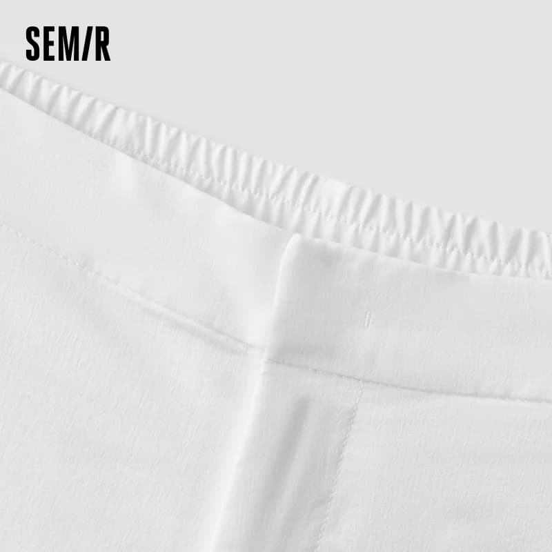 Pantalon Femme Semir Tissé 2026 – Ample, Fluide, Taille Élastique – Style Urbain Décontracté Quotidi