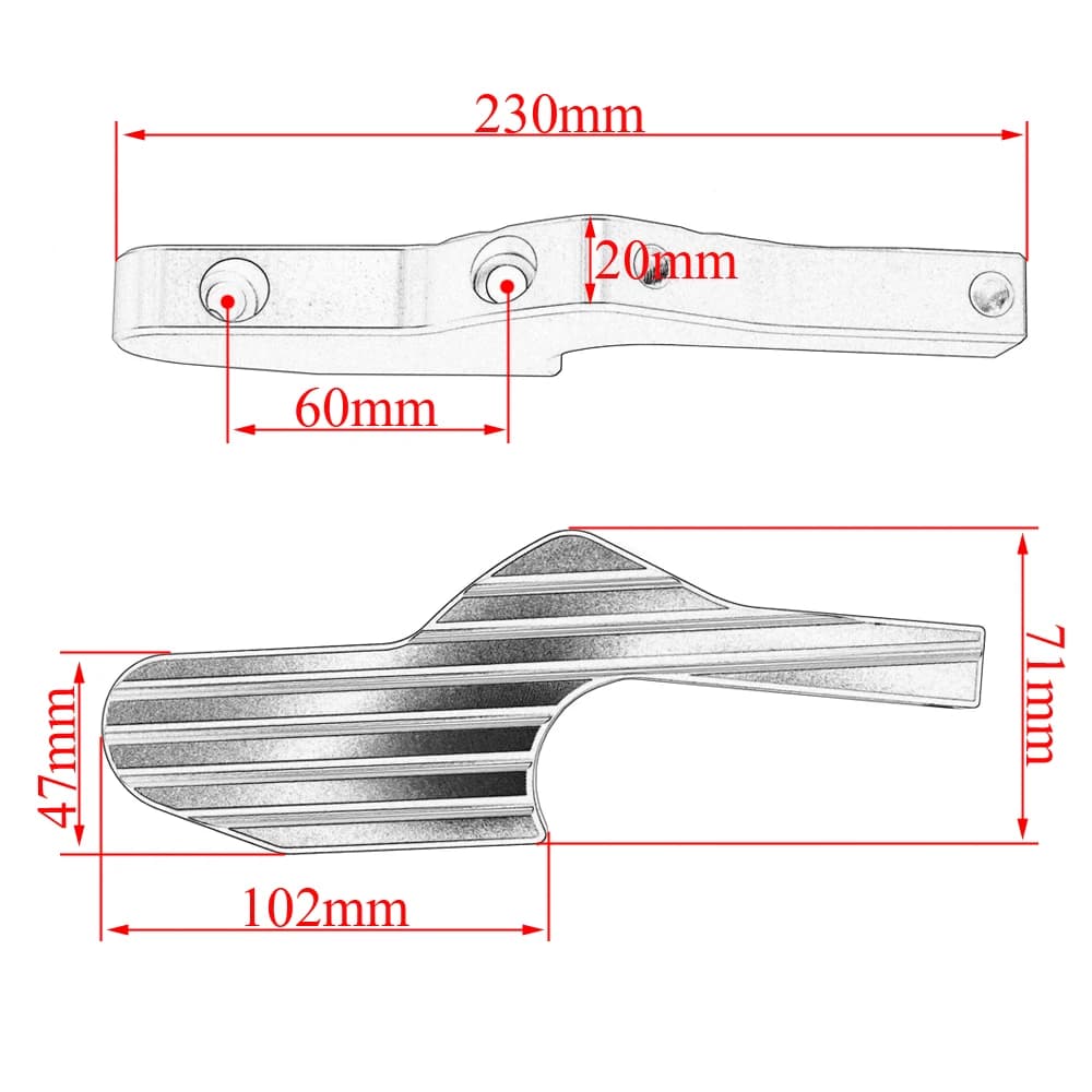 Nouvelles Extensions de repose-pieds de passager, pour Vespa GT GTS GTV 60 125 200 250 300 300ie Ves
