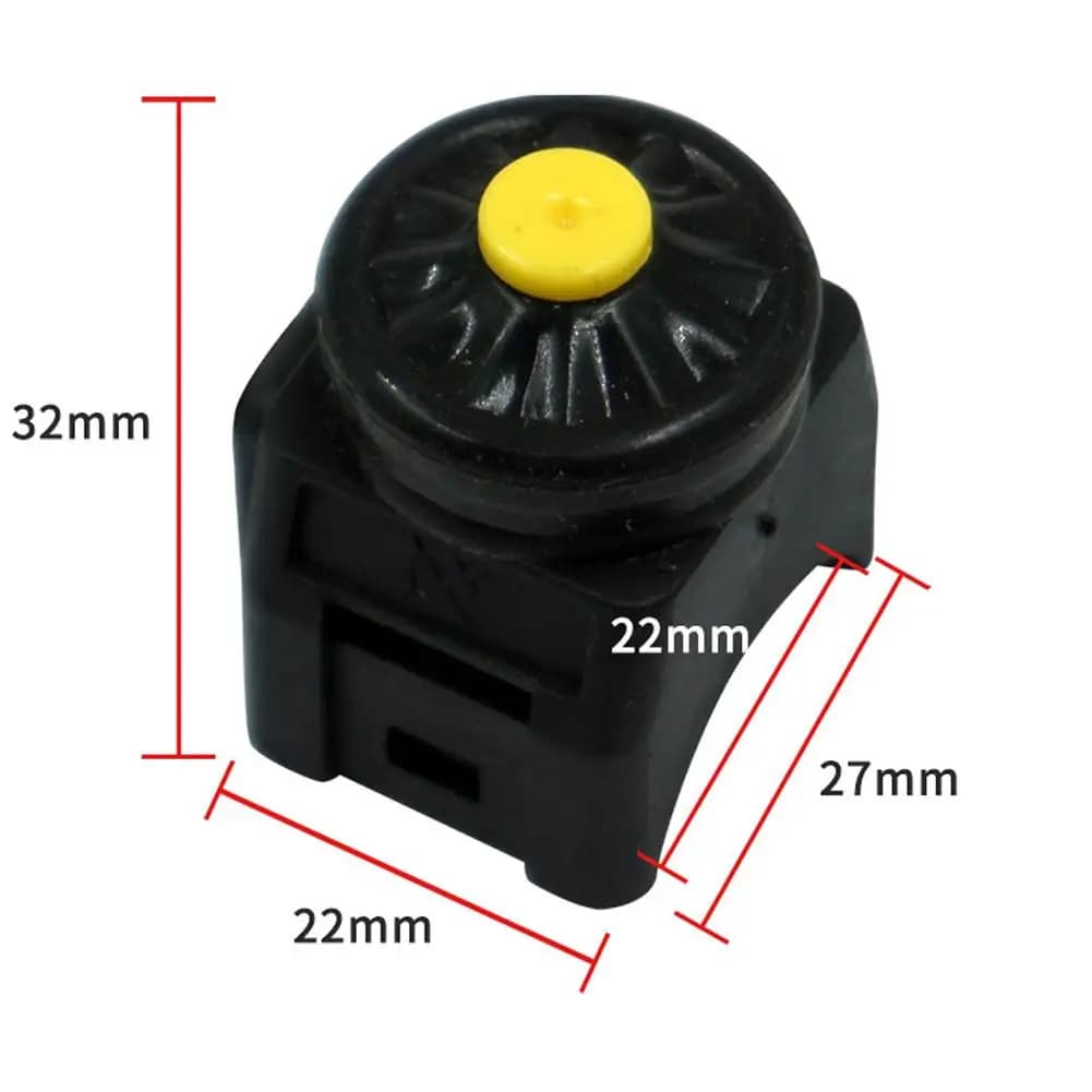 Moto tuer bouton poussoir rouge klaxon démarreur Dirt Bike ATV UTV double Sport pour 22mm (7/8 ") ba