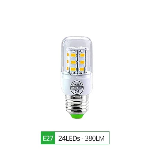 Lampe à maïs LED 220V E14 E27, ampoule forte 2700K 6500K, 2835SMD, Angle de faisceau 360, remplaceme