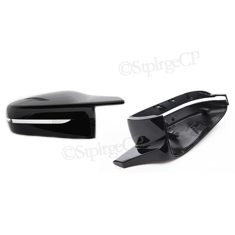 Couvercle de rétroviseur latéral noir brillant G30 G38, pour BMW série 3 4 5 7 G20 G21 G28 G22 G11 G