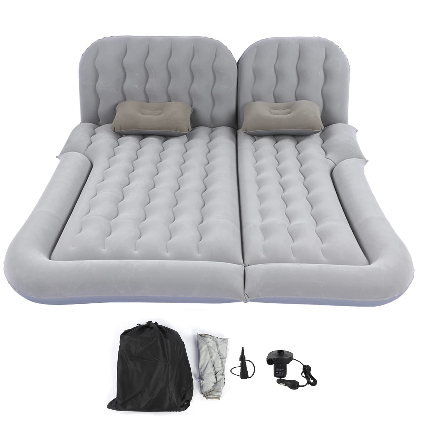 Matelas gonflable SUV 2 en 1, matelas de voiture multifonction, doux, coussin de repos, matelas de v