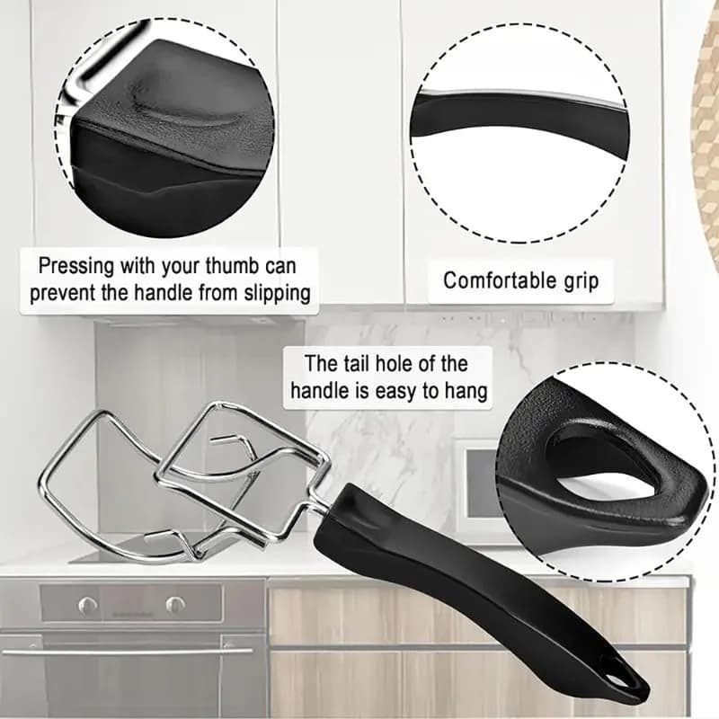 Extracteur plateau four, 2 pièces, Clip gril, grille-pain, Clip alimentaire, poignée plateau four, l