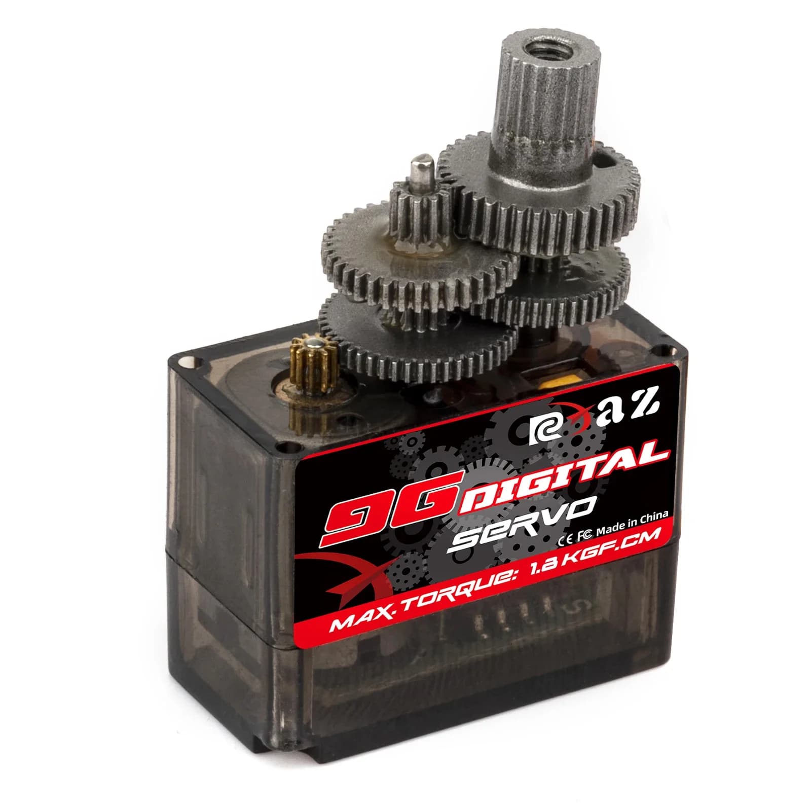 RCXAZ-Servomoteur Numérique pour Avion, Robot, Voiture, Bateau, Conduit, 9g, Plastique, Fer, Cuivre,
