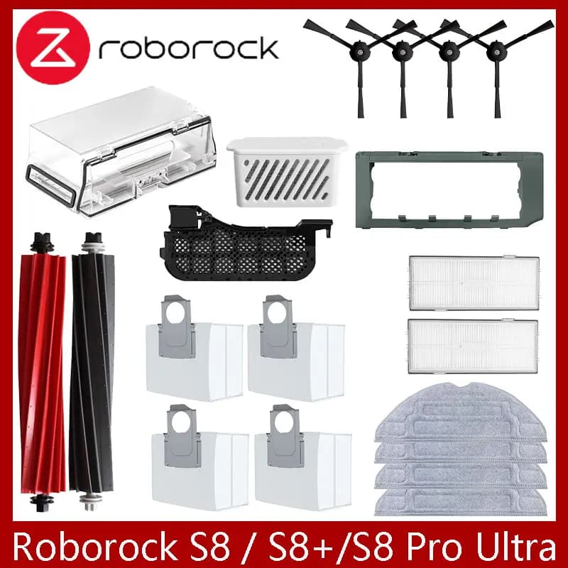 Roborock S8 S8 Pro Ultra S8 + Robot aspirateur pièces de rechange brosses latérales principales tiss