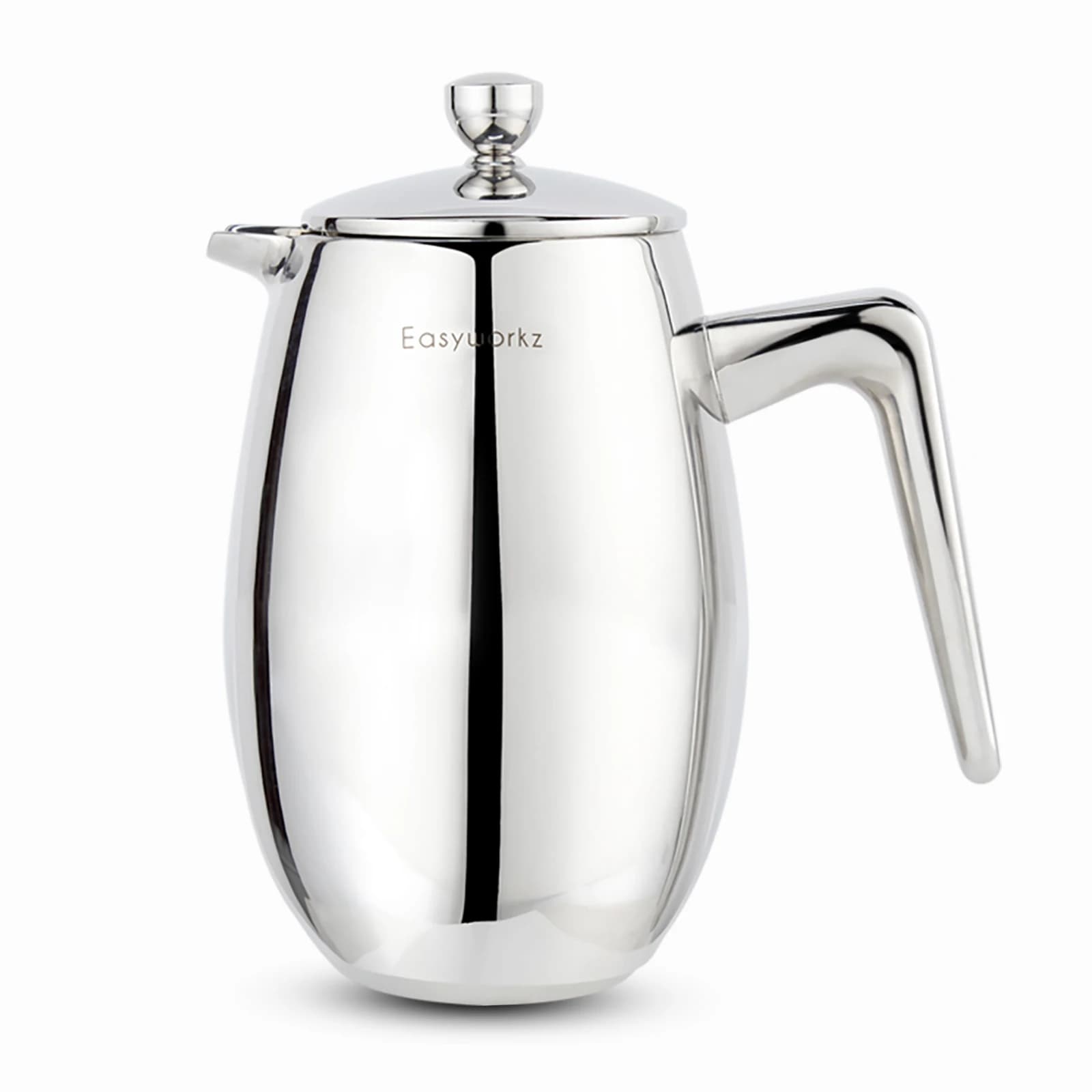 Easyworkz Nando French Press Cafetière thermique isolée à double paroi Cafetiere en acier inoxydable