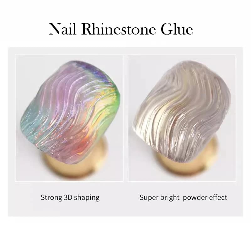 BORN PRETTY ongles strass colle 30ML Gel ongles colle 3D façonnage sculpture fleur bricolage décorat
