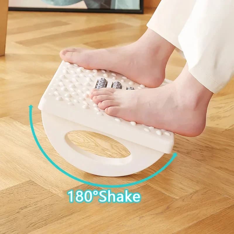 Repose-pieds portable sous le bureau, tabouret ergonomique avec rouleaux de Massage, repose-pieds po