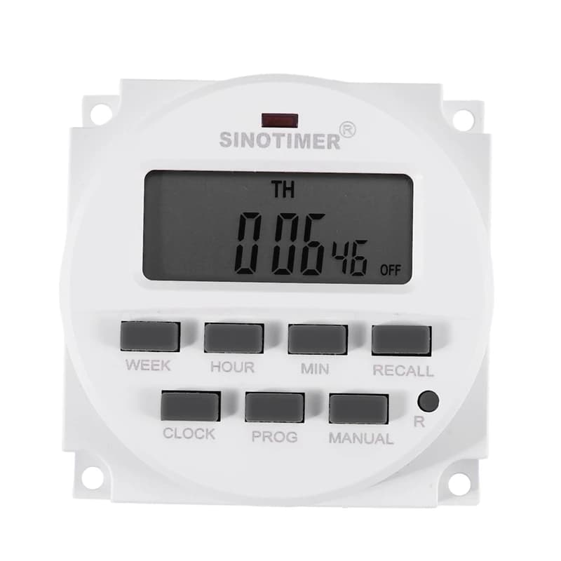 Sintimer – interrupteur numérique avec minuterie Programmable, tension de sortie Tm618h-2 V, 220V Ac