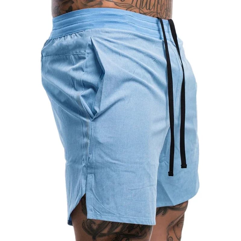 Marque hommes Fitness musculation gymnases Shorts d'entraînement homme été mâle respirant séchage ra