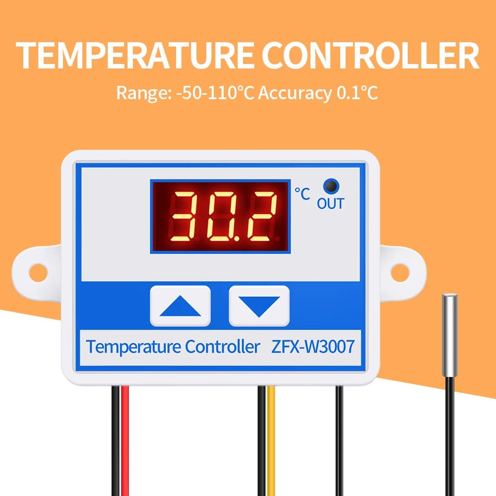 W3007 contrôle numérique température micro-ordinateur Thermostat interrupteur chauffage refroidissem