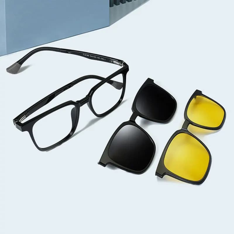 Hotony pince magnétique sur lunettes de myopie optique pour hommes femmes lunettes de soleil polaris
