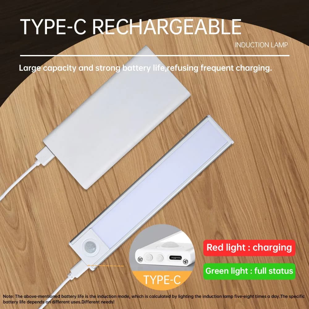 Veilleuse lumière LED sous armoire lumière capteur de mouvement veilleuse placard lumière armoire cu