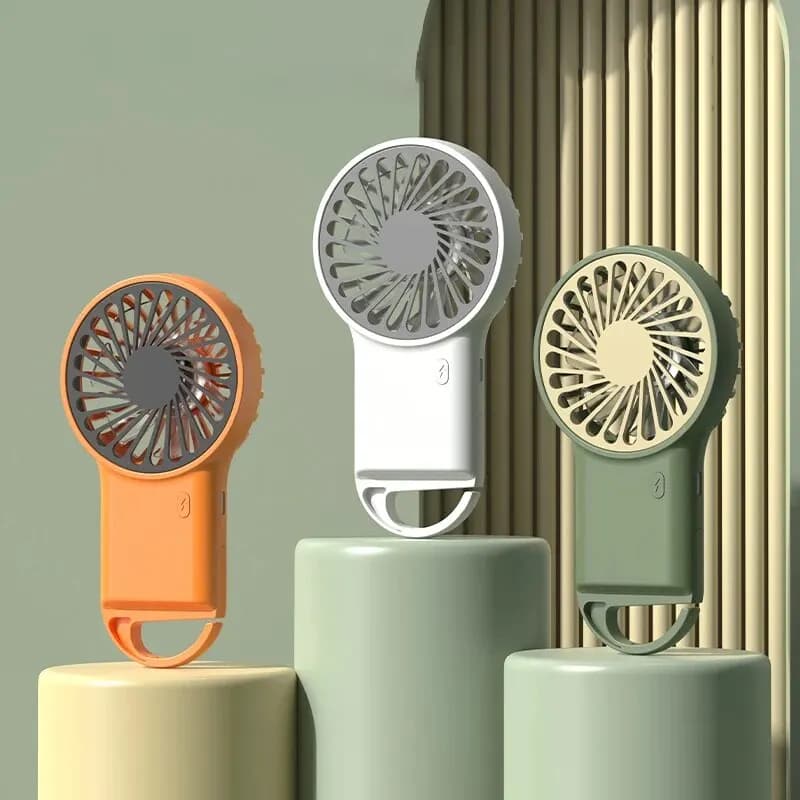 Petit ventilateur portatif Mini crochet Portable USB charge bureau étudiant été soulagement de la ch